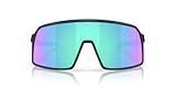 Oakley Men's OO9462 Sutro S Rectangular Sunglasses, Matte Black/Prizm Sapphire, 28 mm