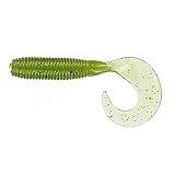 Yamamoto Gary 4" Fishing Single Tail Grub - Swimming Soft Plastic Bass Lure Baits - 20 Pack, Baby Bass