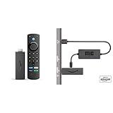 Fire TV Stick with Alexa Voice Remote Bundle. Includes Fire TV Stick with Alexa Voice Remote (includes TV controls), HD streaming device & Made For Amazon USB Power Cable