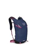 Osprey Sportlite 15L Unisex Lightweight Hiking Backpack with Hydraulics Reservoir, Alkaline/Hotspot Pink