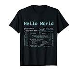 Hello World Computer Programming Languages Computer Science T-Shirt