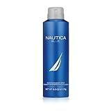 Nautica Blue Deo Body Spray 6 fl oz (Pack of 1), Notes of Basil, Jasmine, and Cedarwood, Men's Fragrance, Long Lasting, Everyday Fragrance