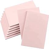 SGHUO 8pcs 4"x6" Rubber Carving Blocks, Soft Linoleum Block for Printmaking, Rectangle Linocut Blocks Stamp Carving Tools, Easy Cut Lino Blocks Crafts Making Kit (Pink)