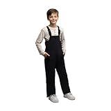 Lands' End Kids Squall Waterproof Insulated Iron Knee Snow Bibs Black Kids 4