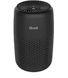 LEVOIT Air Purifiers for Bedroom Home, 3-in-1 Filter Cleaner with Fragrance Sponge for Better Sleep, Filters Smoke, Allergies, Pet Dander, Odor, Dust, Office, Desktop, Portable, Core Mini-P, Black