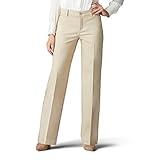 Lee Women's Ultra Lux Comfort with Flex Motion Trouser Pant Bungalow Khaki 16 Short