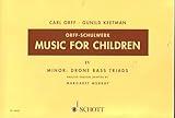 Music for Children/Murray Ed.: Volume 4: Minor - Drone Bass-Triads