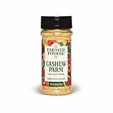 Farmer Foodie | Italian Herb | Vegan Dairy-Free Cashew Parmesan Cheese Alternative | Grated | Gluten-Free | 3.5 oz Jar with Pour & Sprinkle Cap