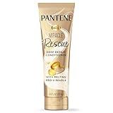 Pantene Miracle Rescue Deep Conditioner with Melting Pro-V Pearls - For Dry, Damaged, or Color-Treated Hair - Intense Moisture & Repair - 8.0 Oz