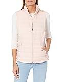 Amazon Essentials Women's Lightweight Water-Resistant Packable Puffer Vest, Light Pink, X-Large