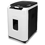 Aurora Commercial Grade 200-Sheet Auto Feed High Security Micro-Cut Paper Shredder/ 60 Minutes/Security Level P-5