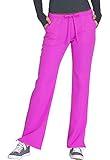 HeartSoul Drawstring Scrub Pants for Women, Stretch Performance Fabric, 20110, S, Glam Fuschia