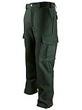 Dark Green Heavyweight Wool Hunting and Shooting Cargo Pants to Size 52 Made in Canada 234 (36W x 31L)