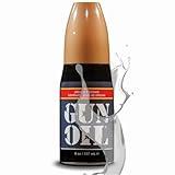 Gun Oil Silicone Based Lubricant 8 Ounce Personal Long-Lasting Sex Lube Condom & Latex-Safe Hypoallergenic Unscented No Residue Non Sticky Intimate Lubrication Works Underwater Couples, Men and Women