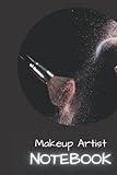 Makeup Artist Notebook, Makeup Artist professional journal, Makeup Artist daily notes, Perfect gift for Makeup Artist: Lined-100pages