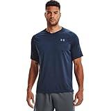 Under Armour Men's Tech 2.0 V-Neck Short-Sleeve T-Shirt , Academy Blue (408)/Steel, Large Tall