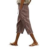 Black Linen Pants Women Day+Prime+Deals+Today+Big+Spring+Deals+2025+Sale+Lightning+Deals+of+Today+Prime+Deals+of+The+Day+Clearance+amaon Striped Linen Pants for Women Capri Pants Coffee-4 Large