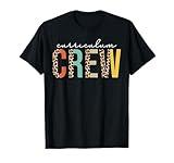 Retro Curriculum Crew Instructional Coordinator Prek Teacher T-Shirt