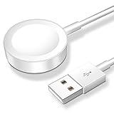 𝟐𝟎𝟐𝟓 𝐔𝐩𝐠𝐫𝐚𝐝𝐞𝐝 for Apple Watch Charger Magnetic Fast Charging Cable [Portable] Magnetic Wireless Charging Compatible with iWatch Series Ultra/10/9/8/7/6/SE/5/4/3/2-[3.3FT] White