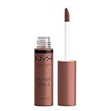 NYX PROFESSIONAL MAKEUP Butter Gloss Brown Sugar, Non-Sticky Lip Gloss - Butterscotch (Neutral Light Brown)