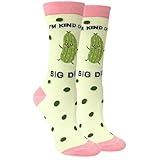 nhnsbdfc Funny Gifts White Elephant Gifts for Adults Cute Socks Novelty Pickle Gift for Women Girls Kids Gag Sock