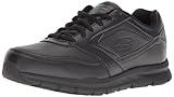 Skechers Women's Nampa-Wyola Food Service Shoe, Black Polyurethane, 7.5 M US