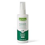 Medline Remedy Essentials Spray Cleanser (4 fl oz Spray), 1 Count, Scented, Full Body Cleanser & Shampoo, Sulfate Free, Gentle Body Wash, For Men & Women, Incontinence Cleaning, Bedside Cleansing