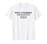 Post-it Prodigy - Organizes Thoughts on Sticky Notes with T-Shirt