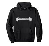 Strength Training Barbell Weightlifting Retro Gym Pullover Hoodie