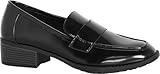 City Chic Women's Evie Loafer, Black, 10 Wide
