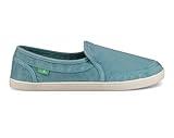 Sanuk Womens Pair O Dice Loafers | Womens Shoes | Slip On Shoes for Women | Women's Slip-on Loafers | Comfort Footbed, Angel Blue, 8