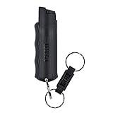 SABRE Pepper Spray, Quick Release Keychain for Easy Carry and Fast Access, Finger Grip for More Accurate and Faster Aim, Maximum Police Strength OC Spray, 0.54 oz, Secure and Easy to Use Safety