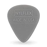 D'Addario Accessories Nylflex Guitar Picks - Nylon Guitar Picks with Grip - Great for Vintage Electric Sounds and Acoustic Strumming - 100 pack, Heavy (1.00mm)