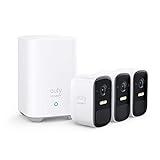 eufy Security eufyCam 2C 3-Cam Kit, Wireless Home Security System,Outdoor Cameras Wireless, 180-Day Battery Life, HD 1080p, IP67 Weatherproof, Night Vision, No Monthly Fee