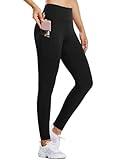 baleaf Fleece Lined Leggings Women Waterproof Thermal Winter Hiking Pants Warm Tights Skiing Running Yoga Travel Gear Black M