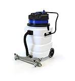 Farag Janitorial Industrial Vacuum Cleaner Wet/Dry - 2 Motors - Front Squeegee - 24 Gallon