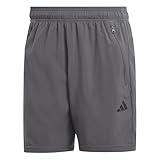 adidas Men's Essentials Woven Training Shorts, Grey/Black, Medium