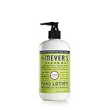 Mrs. Meyer's Clean Day Hand Lotion, Long-Lasting, Non-Greasy Moisturizer, Cruelty Free Formula, Lemon Verbena Scent, 12 oz