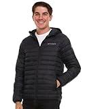 Spyder Packable Puffer Jacket Men with Hood, Lightweight Winter Jackets for Men