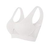 LRMQS Workout Tanks for Women Sports Bras for Women Plus Size Breathable Seamless Stretchy Push up Padded Bralettes Workout Yoga Gym Underwear Bra Athletic Running Comfort Wireless