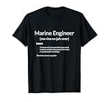 Funny Marine Engineering Marine Engineer Definition T-Shirt