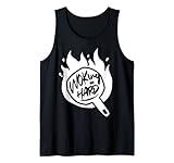 Chinese Proverb Wok Working Woking Hard Work Wordplay Puns W Tank Top