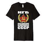 Russian, Soviet Spy, Funny KGB, Political Costume Gift Premium T-Shirt