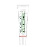 Mario Badescu Moisturizing Rose Lip Balm for Dry Cracked Lips, Infused with Coconut Oil and Shea Butter, Ultra-Nourishing Lip Care Moisturizer for Soft, Smooth and Supple Lips, 0.35 Oz