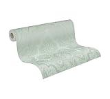 A.S. Création Wallpaper Baroque Design - Green, Beige - Vintage Wallpaper 395.99in x 20.87in Made in Germany - 387081