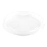 Restaurantware LIDS ONLY: Bio Tek 3.5 x 0.4 Inch Container Lids 200 Durable Round Lids - Tight Seal Only Lids Clear PET Soup Container Lids Disposable Containers Sold Separately