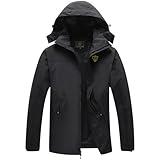 GIISAM Rain Jacket for Men, Mens Waterproof Raincoat Lightweight Rain Jackets Outdoor Rain Coat Windbreaker with Hood