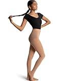 Capezio womens Studio Basics Footed tights, Light Suntan, Small-Medium US