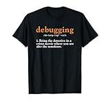 Debugging Definition Tee Code Coding Computer Programmer T-Shirt