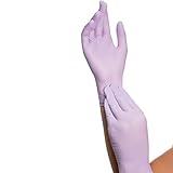 HALYARD* Lavender* Nitrile Exam Gloves, Disposable, Household Cleaning Supplies for First Aid, Beauty, Baby Care, Pet Care, 3.1 mil, Medium, 52818 (Case of 2500)